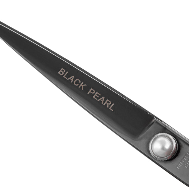 Geib Black Pearl Straight Scissors - professional straight scissors made of cobalt steel