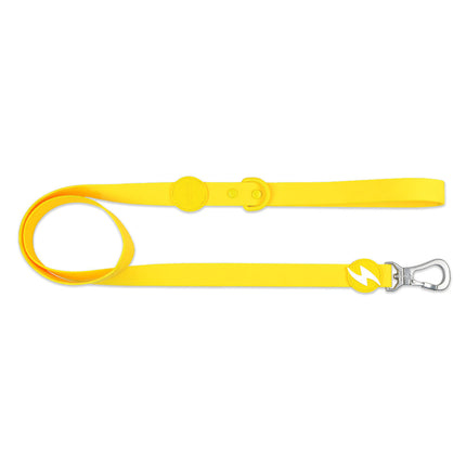 Dashi Colorflex Leash Yellow 120cm - urban, waterproof dog leash, yellow