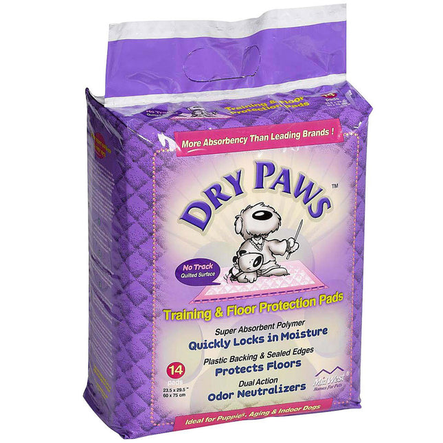 Mid West Dry Paws - absorbent pads for large animals, 14 pieces