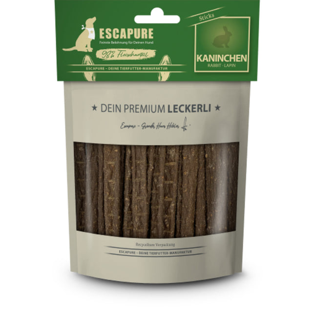 Escapure Premium Rabbit Sticks - natural treats for dogs, rabbit sticks