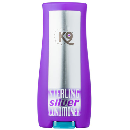 K9 Horse Sterling Silver Conditioner - conditioner for white and silver horse coats, revitalizing coat color, concentrate 1:40