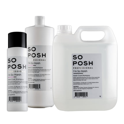 So Posh I'm So Harsh - Cleansing Shampoo for Rough-Coated Dog Breeds, Concentrate 1:10