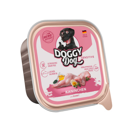 Doggy Dog Rabbit Sensitive - Grain-Free Wet Dog Food with Rabbit