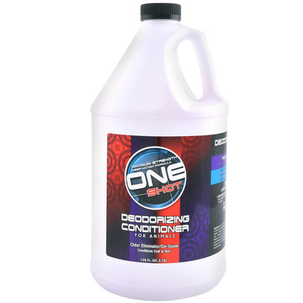 One Shot Deodorizing De-Skunk Conditioner - professional strong deodorizing conditioner for dogs, cats, and horses, concentrate 1:5