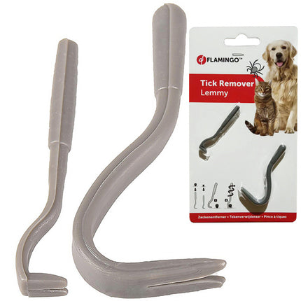 Flamingo Tick Remover - 2 Piece Tick Removal Hooks