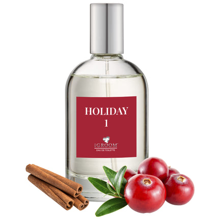 IGroom Eau De Toilette Holiday 1 - perfume for dogs with the scent of cinnamon, cloves, and cranberry