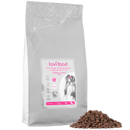 Lovi Lamb with Sweet Potatoes and Mint - Grain-Free Dog Food for Small Breeds with Tear Staining Issues