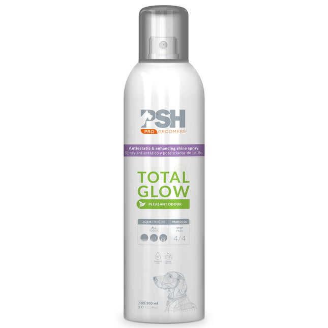 PSH Pro Total Glow - anti-static spray for shining dog fur