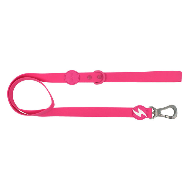 Dashi Colorflex Leash Pink 120cm - urban, waterproof dog leash, pink