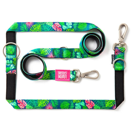 Max&Molly Multi-Leash Tropical - Adjustable Dog Leash, Interesting Pattern, 200cm