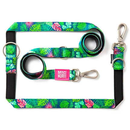 Max&Molly Multi-Leash Tropical - Adjustable Dog Leash, Interesting Pattern, 200cm