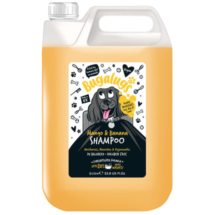 Bugalugs Mango & Banana Shampoo - nourishing and restorative shampoo for dogs, concentrate 1:10