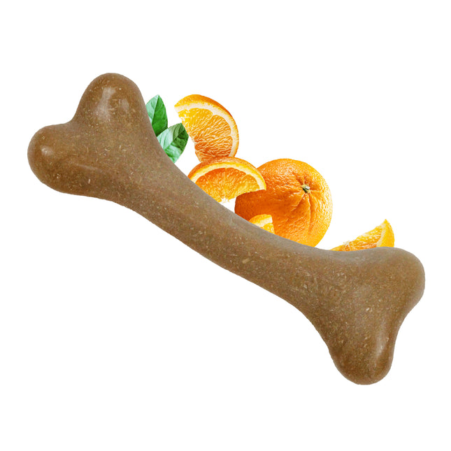 Dashi Fruity Bone Orange - dog chew toy with orange flavor