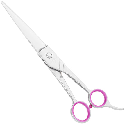 Geib Gator Straight Scissors, straight grooming scissors made of Japanese stainless steel with micro-serration.