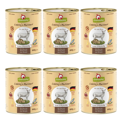 GranataPet Lamb & Potato - grain-free wet dog food, lamb and potatoes