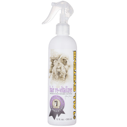 1 All Systems Hair Revitalizer - anti-static spray for dogs and cats, improving hair texture