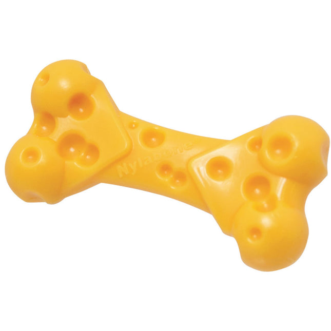 Nylabone Cheese Extreme Texture Cheese - dog chew toy, cheese flavor, for spreading treats