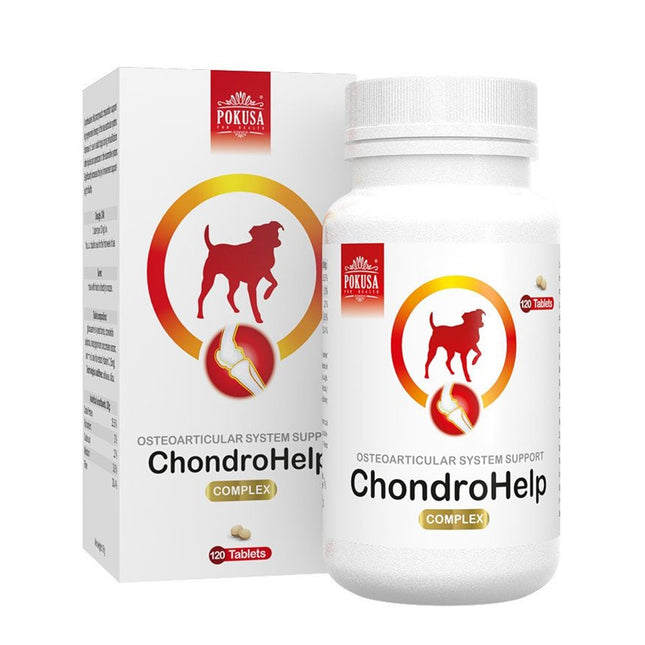 Pokusa ChondroHelp 110 tablets - supplement supporting the musculoskeletal system in dogs