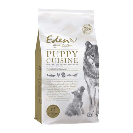 Eden Puppy Cuisine Size M/L - food for medium and large breed puppies and juniors, salmon, poultry, fish