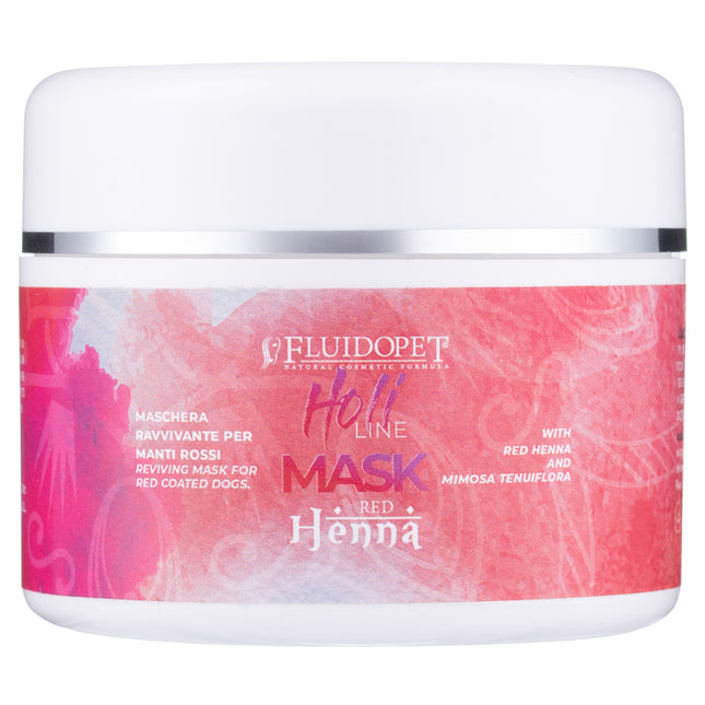 FluidoPet Holi Line Mask Henna - revitalizing mask for dog coat shades