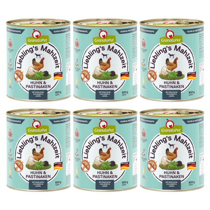 GranataPet Chicken & Parsnips - grain-free wet dog food, chicken with parsnips