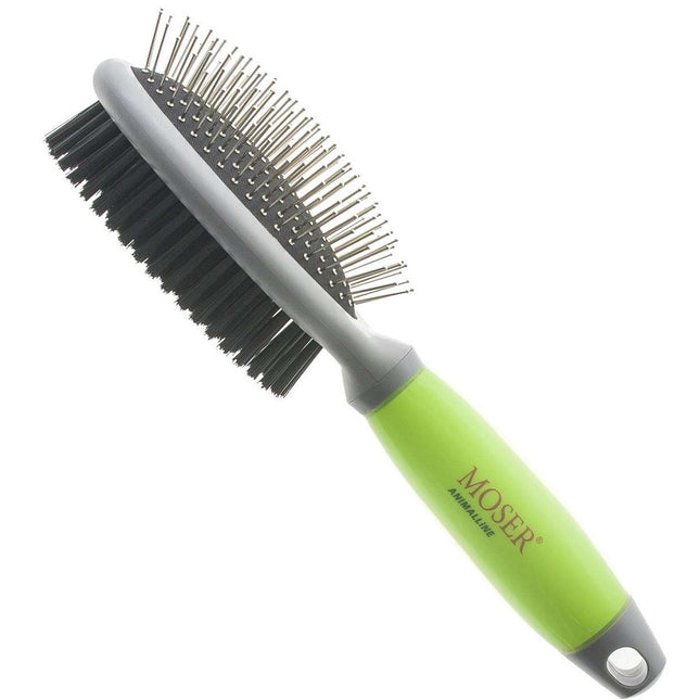 Moser 2w1 - double-sided brush, metal pins + nylon