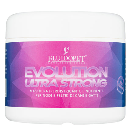 FluidoPet Evolution Ultra Strong Mask - highly nourishing - regenerating mask, reduces drying time and facilitates detangling of fur.