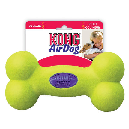 KONG AirDog Squeaker - squeaky dog toy, bone-shaped, floating