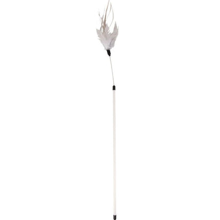 Flamingo Cat Stick Rumba - cat toy on a stick, with feathers on a flexible tip