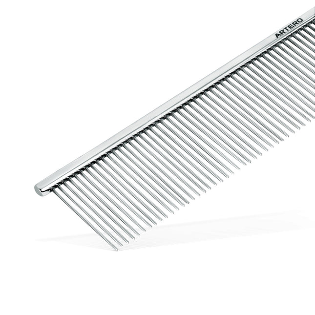 Artero Regular Volume Comb - large metal comb with medium tooth spacing, pins 35mm