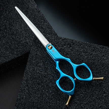 Jargem Asian Style Light Straight Scissors - very lightweight, straight scissors for Korean-style grooming.