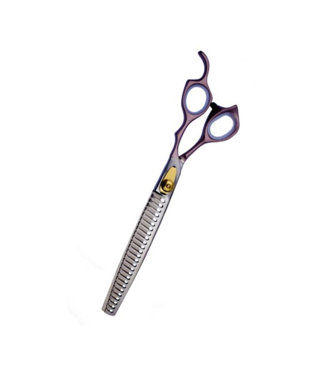 Geib Kiss Chunker - high-quality single-sided thinning shears with a satin handle, stainless steel - 26 teeth