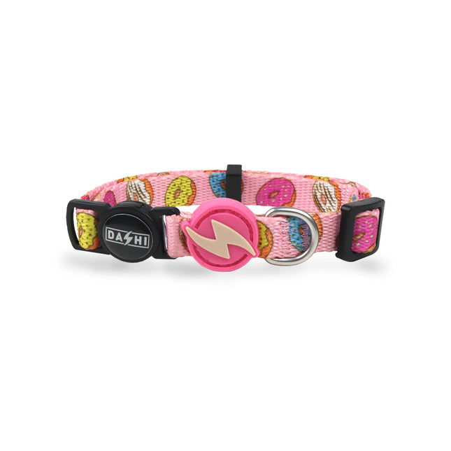 Dashi Donut Cat Collar - colorful cat collar, donut pattern