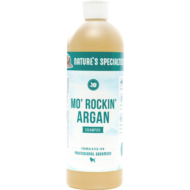 Nature's Specialties Mo'Rockin Argan Shampoo - regenerating argan shampoo for dogs and cats, concentrate 1:24