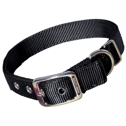 Hamilton Double Thick Dog Collar - strong, nylon dog collar - Length: 71cm