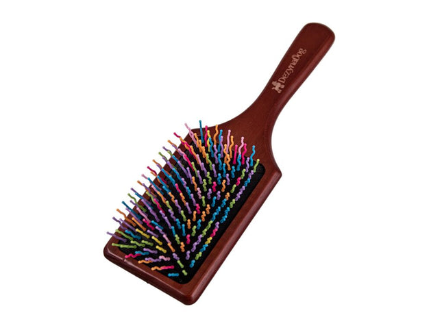 DezynaDog Detangling Brush - brush with wavy pins