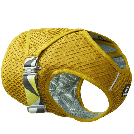 Hurtta Cooling Wrap Turmeric - cooling vest for dogs, mustard - 45 - 55cm