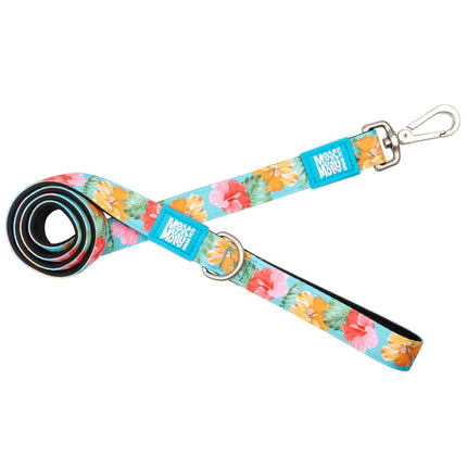 Max&Molly Short Leash Exotique - colorful urban leash for dogs, floral pattern, 120cm