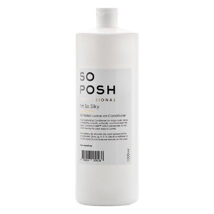 So Posh I'm So Silky Leave-On Conditioner - moisturizing leave-in conditioner that makes detangling fur easier, concentrate 1:16