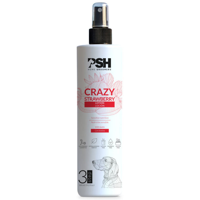 PSH Daily Beauty Crazy Strawberry Mist - lightweight leave-in conditioner for short-haired dogs and cats