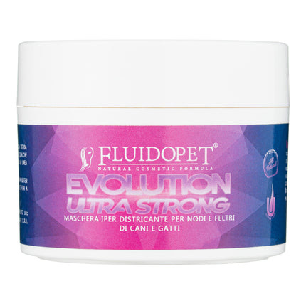 FluidoPet Evolution Ultra Strong Mask - highly nourishing - regenerating mask, reduces drying time and facilitates detangling of fur.