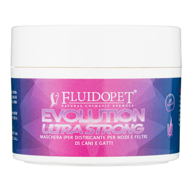 FluidoPet Evolution Ultra Strong Mask - highly nourishing - regenerating mask, reduces drying time and facilitates detangling of fur.