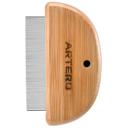 Artero Oval Comb Nature Collection - bamboo, dense comb for the muzzle and whiskers