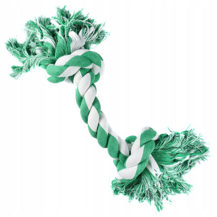 Record Mint cotton bone, colorful rope for cleaning dog's teeth with mint scent - Length: