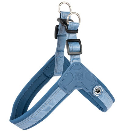 Max&Molly Q - Fit Harness Matrix 2.0 Ocean - lightweight step-in harness for dogs, with QR identifier