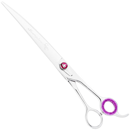 Kenchii Scorpion Curved Scissors - professional grooming scissors with an ergonomic handle, curved