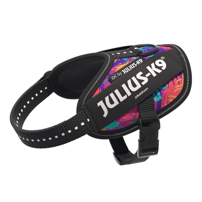 Julius - K9 IDC Powerharness Vibe - dog harness with reflective features, palm pattern