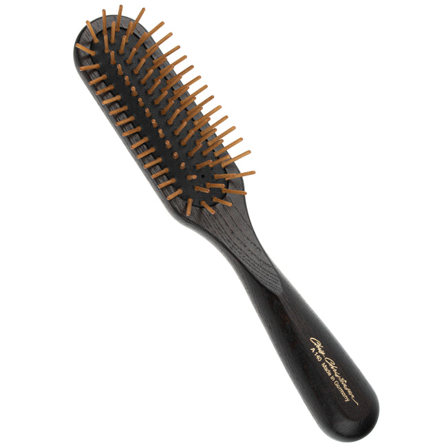 Chris Christensen Oblong Wood Pin Brush - high-quality, anti-static brush with wooden pins