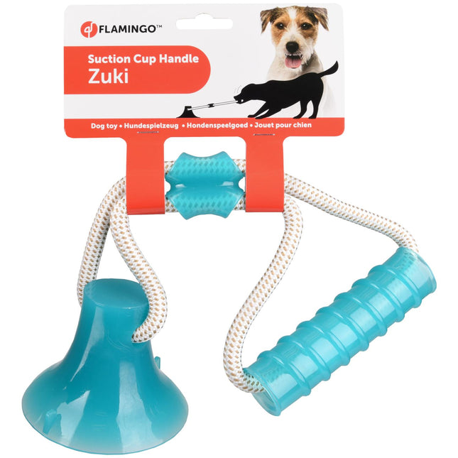 Flamingo Zuki - tug toy with suction cup for dogs