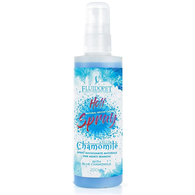 FluidoPet Holi Line Spray Blue Chamomile - nourishing spray for white and light fur